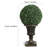 16” Artificial Plant Topiary Ball, Pre-Lit Artificial Topiary Plant With Lights, Timer And Remote Control, Artificial Outdoor Porch Trees With Gold Urn Base For Outdoor Indoor,Gold-298897315