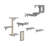 Wall Mounted Cat Shelves Tree with Jump Boards Hammock Sofa Grip Set of 6
