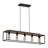 Deith Modern Farmhouse 5-Light Rectangular Island Chandelier