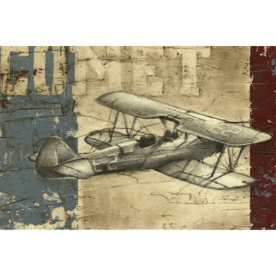 Leinwandbild Vintage Aircraft I von Ethan Harper