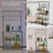 33.1'' Steel Standard Baker's Rack with Microwave Compatibility
