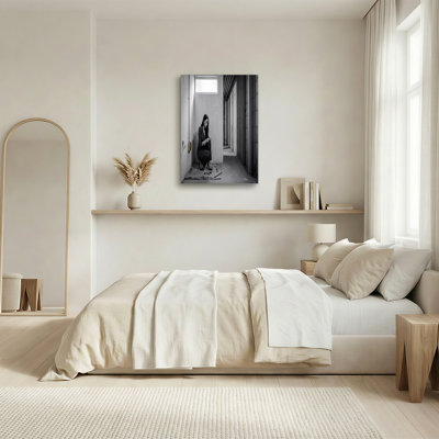 Art mural sur toile noir et blanc