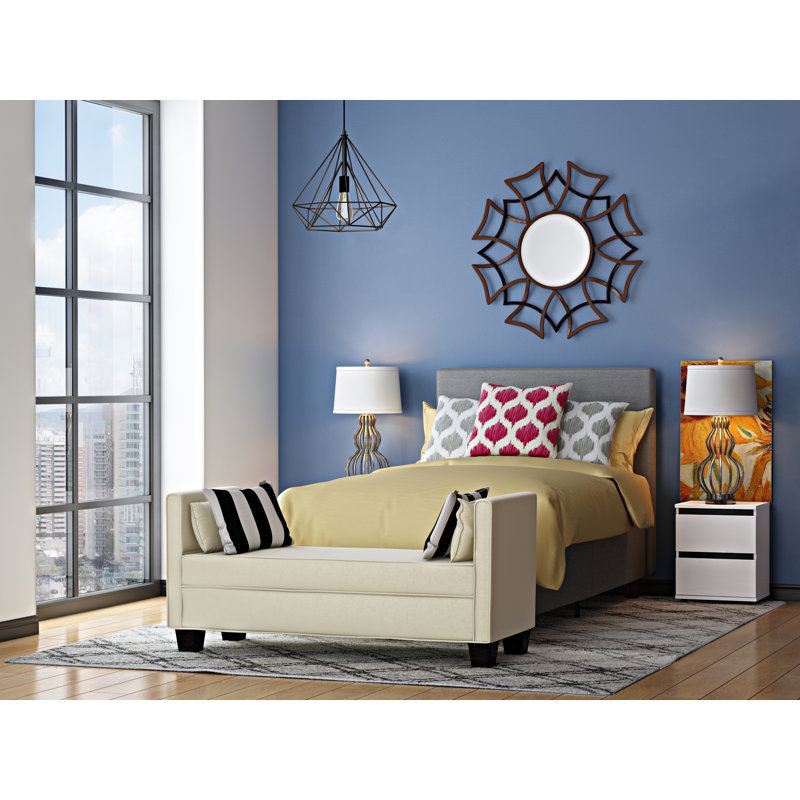 Wigdis 15.83"W 2 - Drawer Nightstand, White