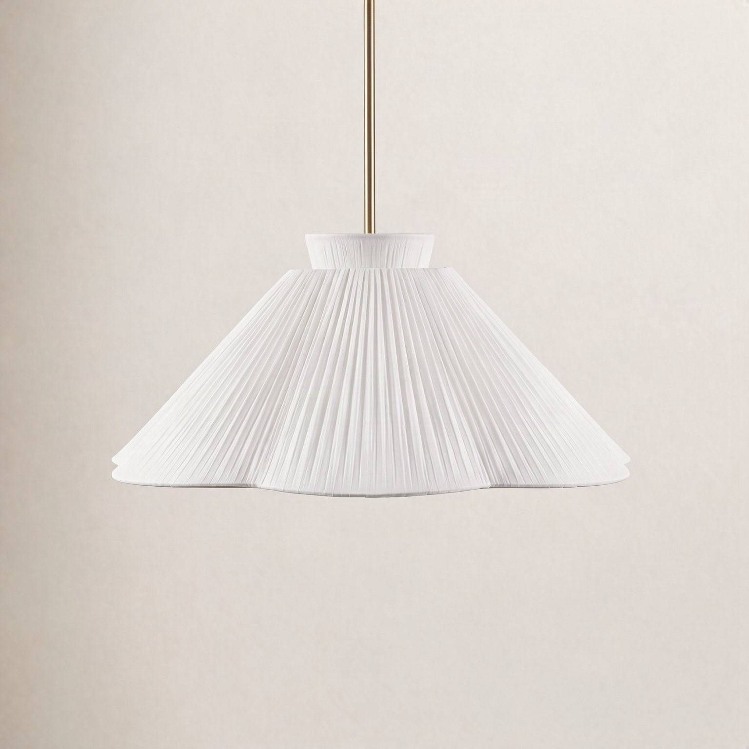 Dimmable Brass Single Light Pendant, NEROLI (Brass) Pendant Lamp, Large