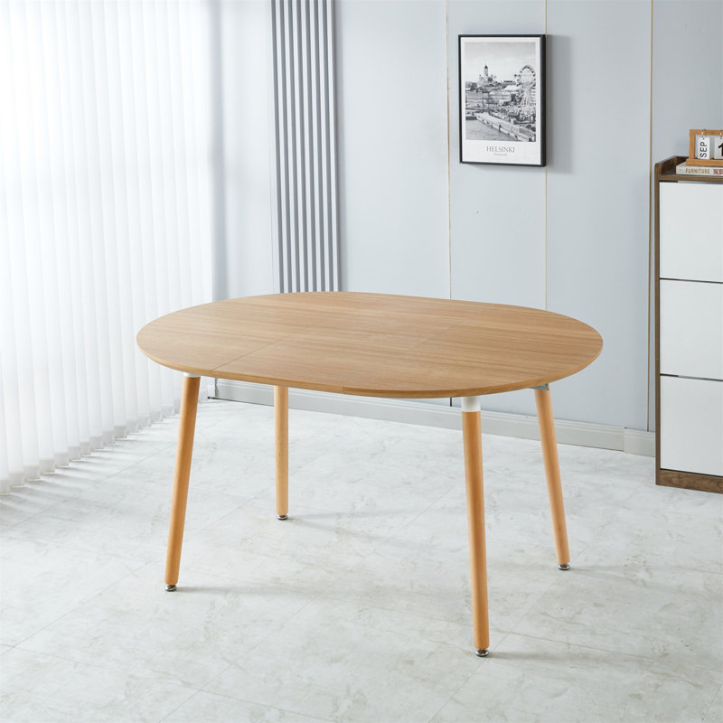 Table extensible (table basse uniquement, sans chaises), Chêne