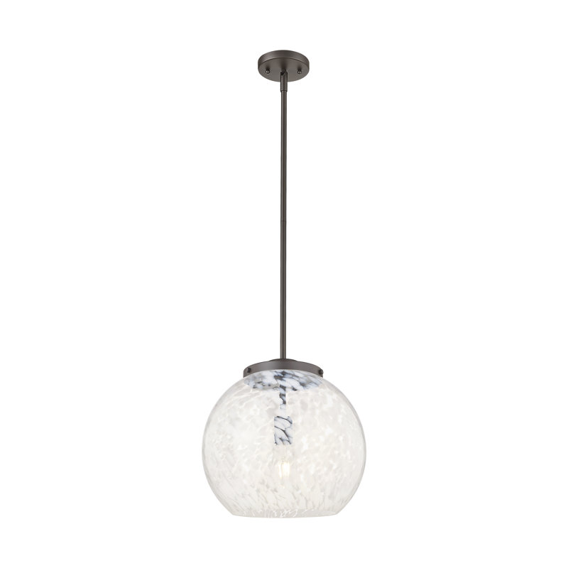 Luminaire suspendu 1 lumière Opsincs, Bronze huilé