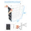 Range-chaussures à 6 niveaux, 24 paires, range-chaussures en métal pour garde-robe, blanc-82191594