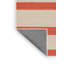Tapis beige à rayures horizontales lavable à la machine-2125264394