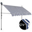 Dakota Fields Fabric Cover Retractable Patio Awning-1274394352-1297690442