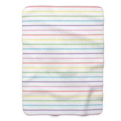Rainbow Arc Whispers - 1 Piece Premium Sherpa Blanket