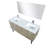 Lancy 60 in W x 20 in D Double Bath Vanity Mirror and Faucet Set-113288962