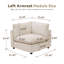 Canapé modulaire 37,4 po Heffernan-110585081