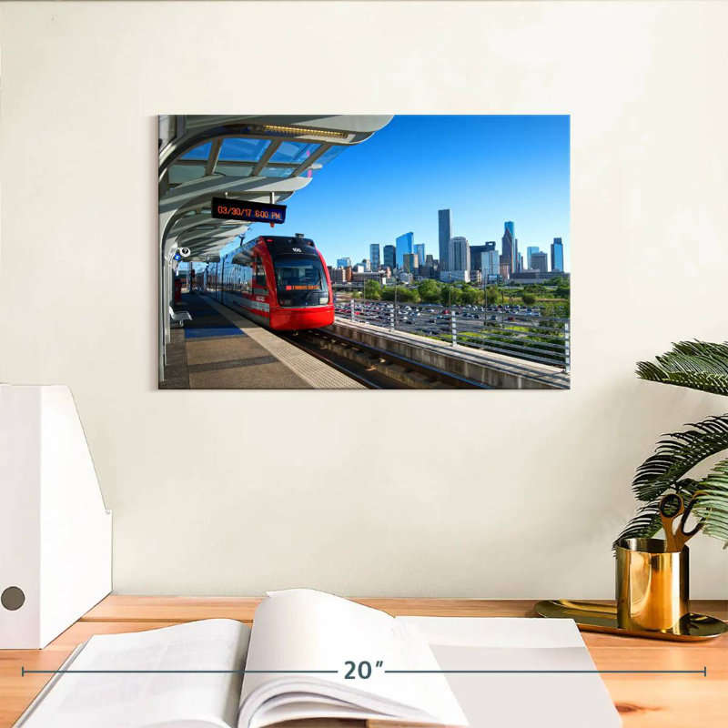 Houston Train, 8" H x 12" W