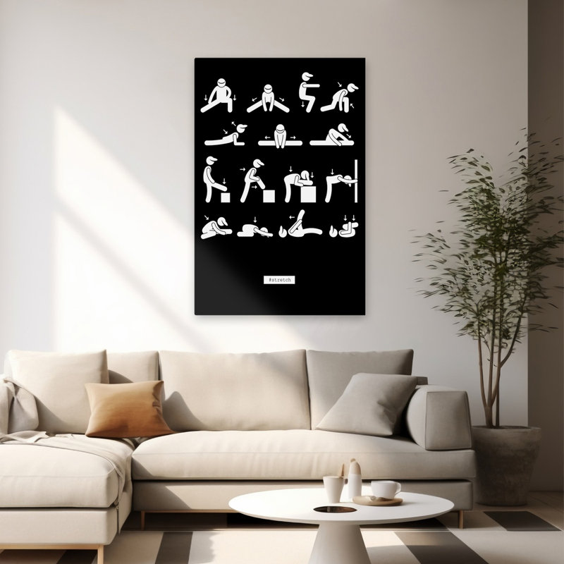 Workout - Art inspirant, H 60 po x l 40 po