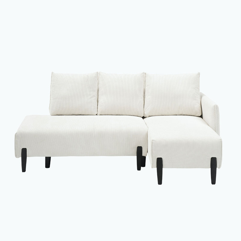 Sofa Sleeper, Beige Fabric