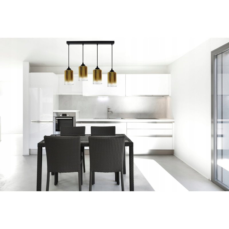 Ellian 4 - Light Black Pendant, Copper