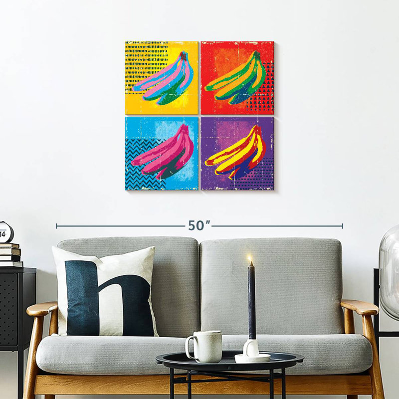 Yarlin Pop Style Bananas, H 26 po x l 26 po