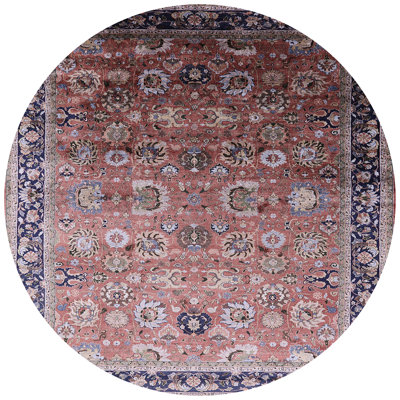 Tapis brun à motif oriental