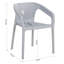Waterville Stacking Patio Dining Armchair-1121203738
