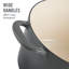 Martha Stewart Gatwick Faitout rond en fonte avec couvercle-73356911
