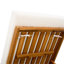 Ensemble de chaises longues en bois d'acacia avec coussins de salon résistants à l'eau (crème et 4 pouces d'épaisseur) - version gris foncé assortie disponible-129630577