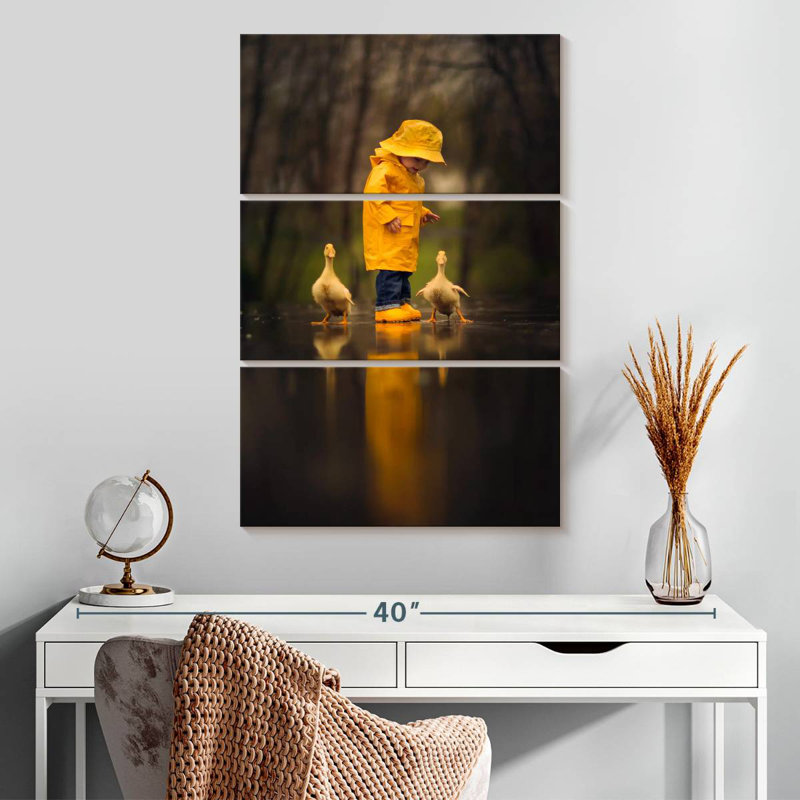 Brampt Boy With Ducks, 32" H x 20" W
