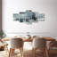Ensemble de 5 pièces indigo et gris sur toile In The Clouds-726728045