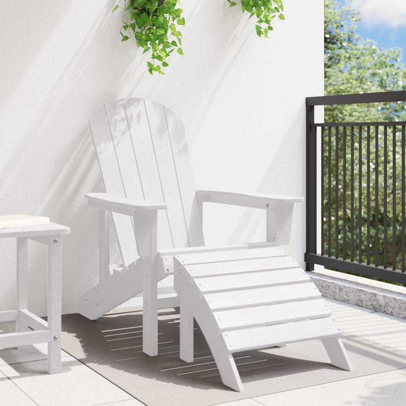 Outdoor Adirondack Chair, White