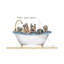 Wash Your Paws by Marla Rae - Print on Canvas-1256190239-1256190236