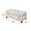 Banc de rangement avec repose-pieds Floral