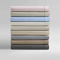 Calvin Klein Washed Cotton Percale Sheet Set