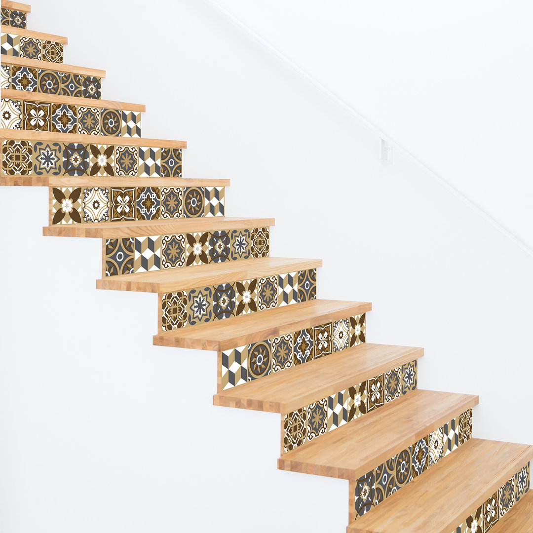 5.9'' W x 5.9'' L Vinyl Peel and Stick Field Tile Walplus