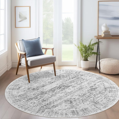 Tapis lavable rétro antidérapant (gris)