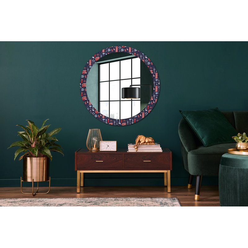 Huldar Glass Flat Wall Mirror