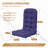 Outdoor/Indoor High Back Chair Cushion-125529599