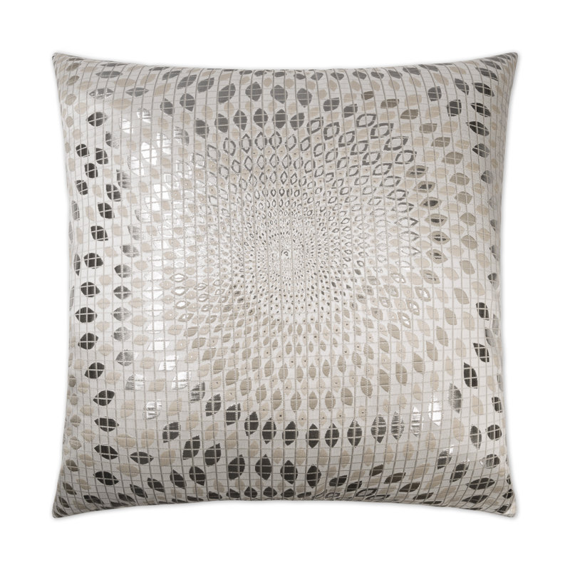 Whirl Pillow Cover & Insert, Square 24", Copper