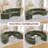 Boneless Curved Sectional Compressed Sofa, 4 to 12 Seater with 8.47" Wide Arms, No Assembly Required-1262935236-1262935239