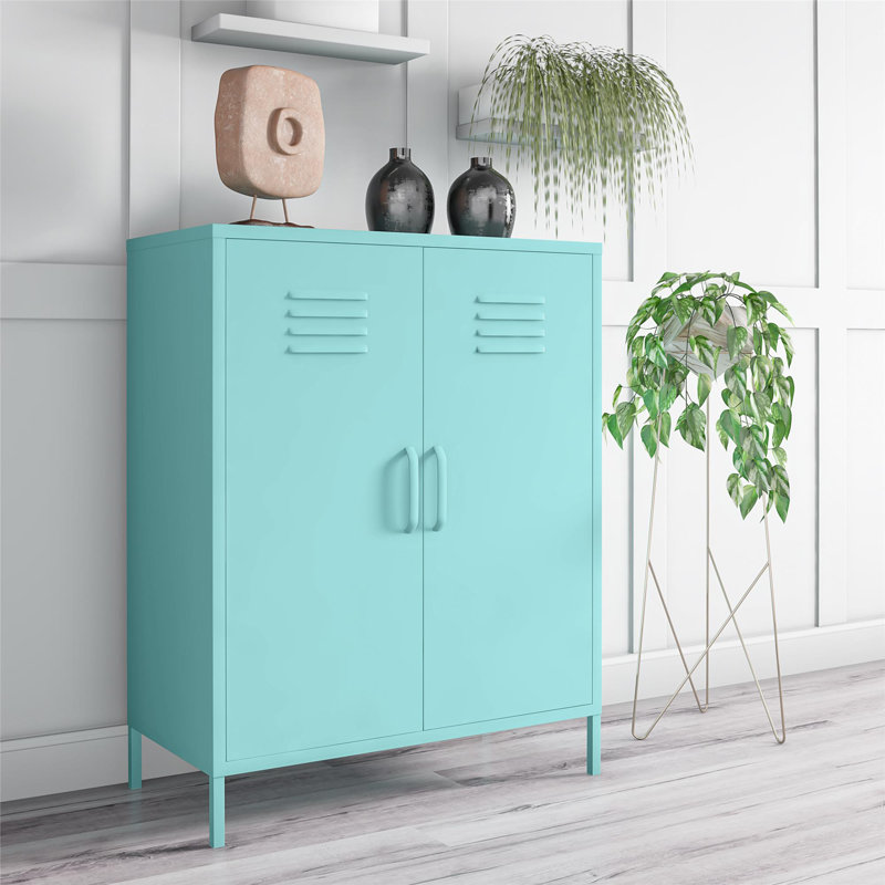 Lamprecht 2 -Door 2 -Shelf, Green