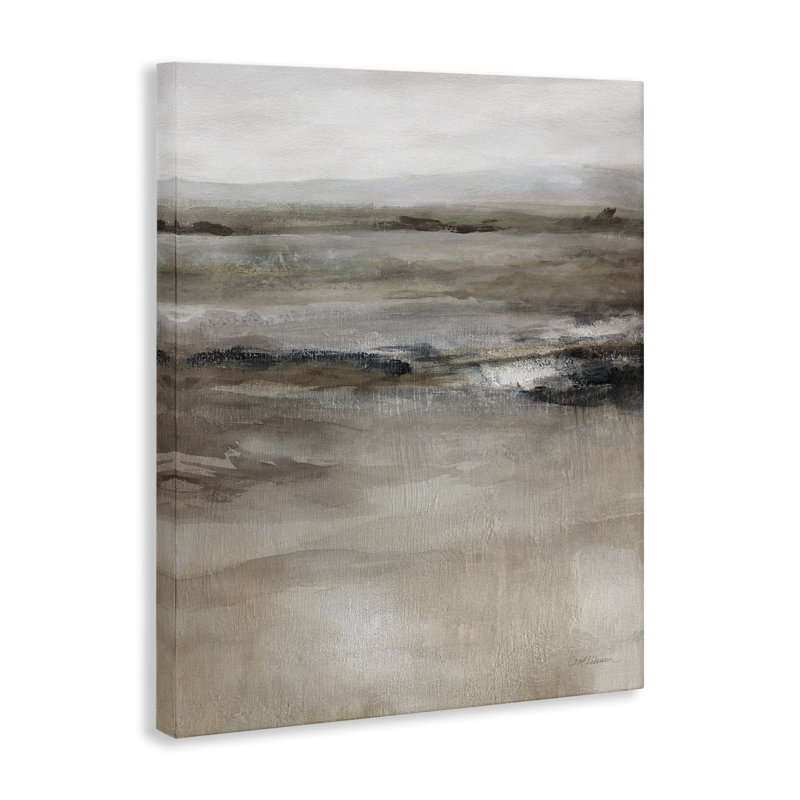 "Brown Desert Abstraction Floater", art mural par Carol Robinson, H 30 po x l 24 po x P 1,5 po