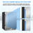 24-Inch Stainless Steel Beverage Refrigerator - Versatile Freestanding or Built-in Cooler with Reversible Foam Doors, Adjustable Glass Shelves, LED Lighting, Safety Lock and Two Included Handle Styles