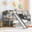 Lit superposé avec escalier de rangement-749119943