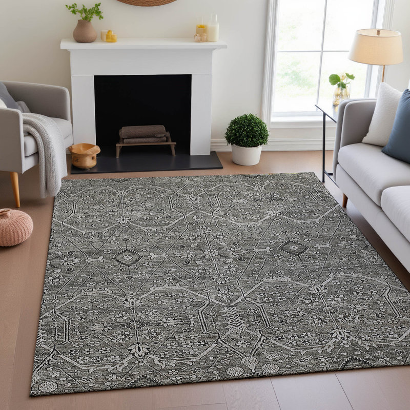 Tapis de qualité supérieure lavable à la machine Barry AMF1223, Rectangle 10 pi x 14 pi
