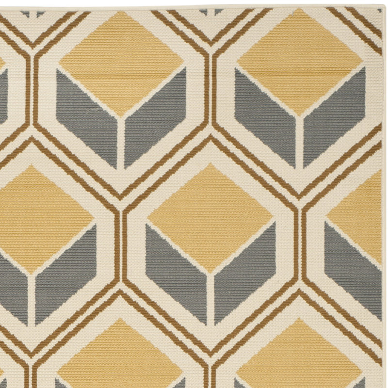 Engelbert Performance Geometric Rug, Rectangle 6'7" x 9'6"
