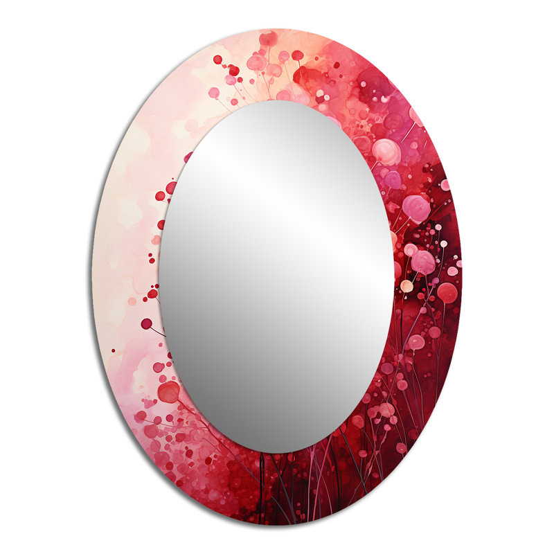 Miroir mural Crimson Reverie, 40 po x 30 po