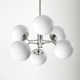 Alex 6 Light Metal Dimmable Sputnik Chandelier