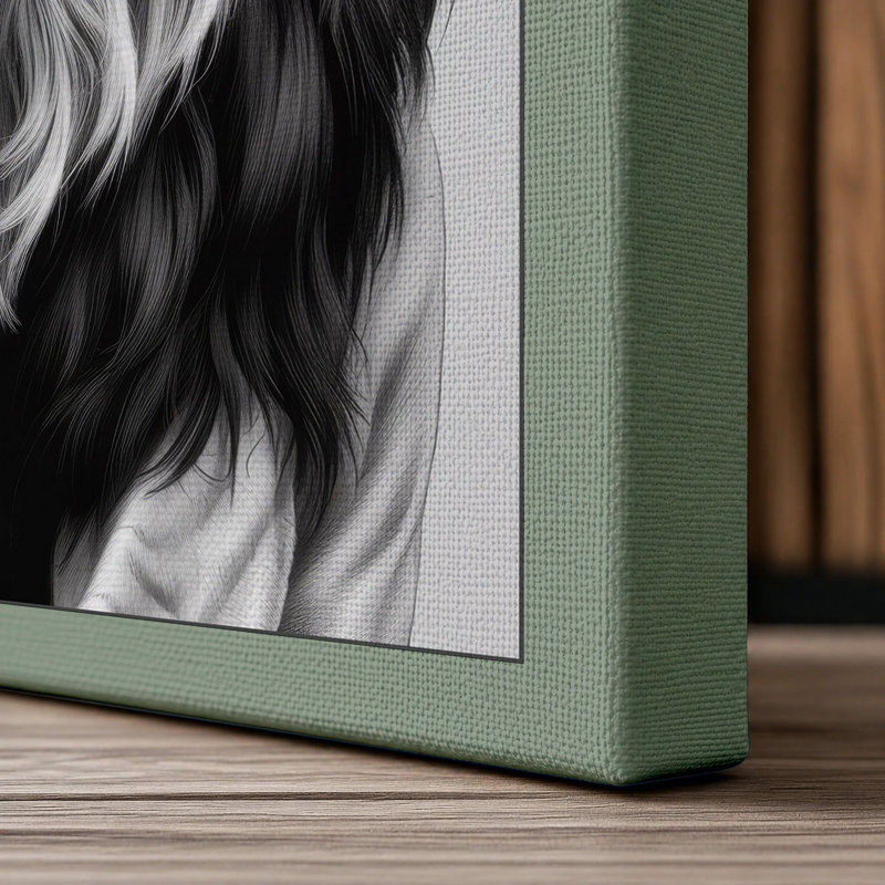 Print, 30x20 - 76.2 x 50.8 cm, Sage Border