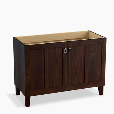 Poplin 48" Vanity Base Only with Furniture Legs and 2 Doors