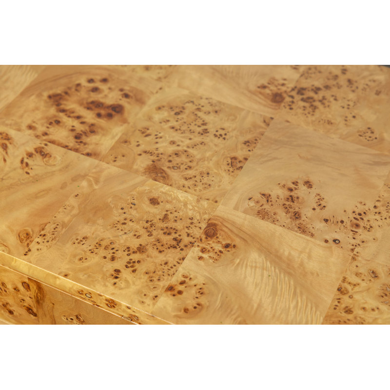 Burlwood Console, Natural Burlwood