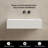 MonBlari 23" X 15" Rectangle Solid Surface Wall Mounted Sink Matt White-127278734