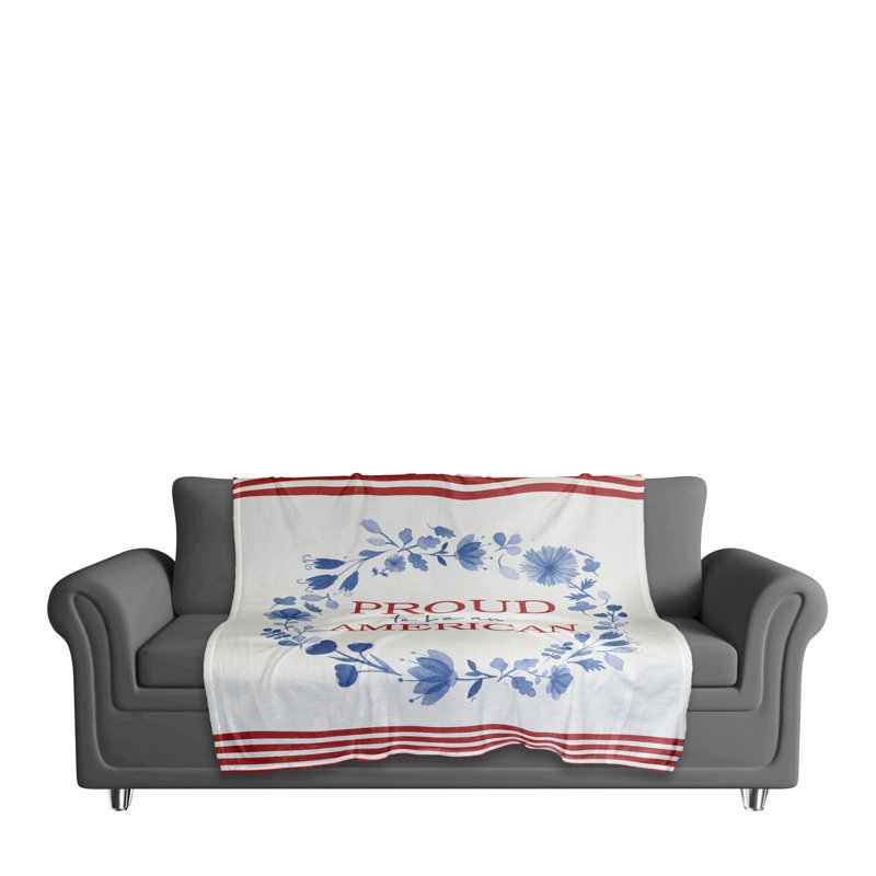 American Hand Woven Throw Blanket